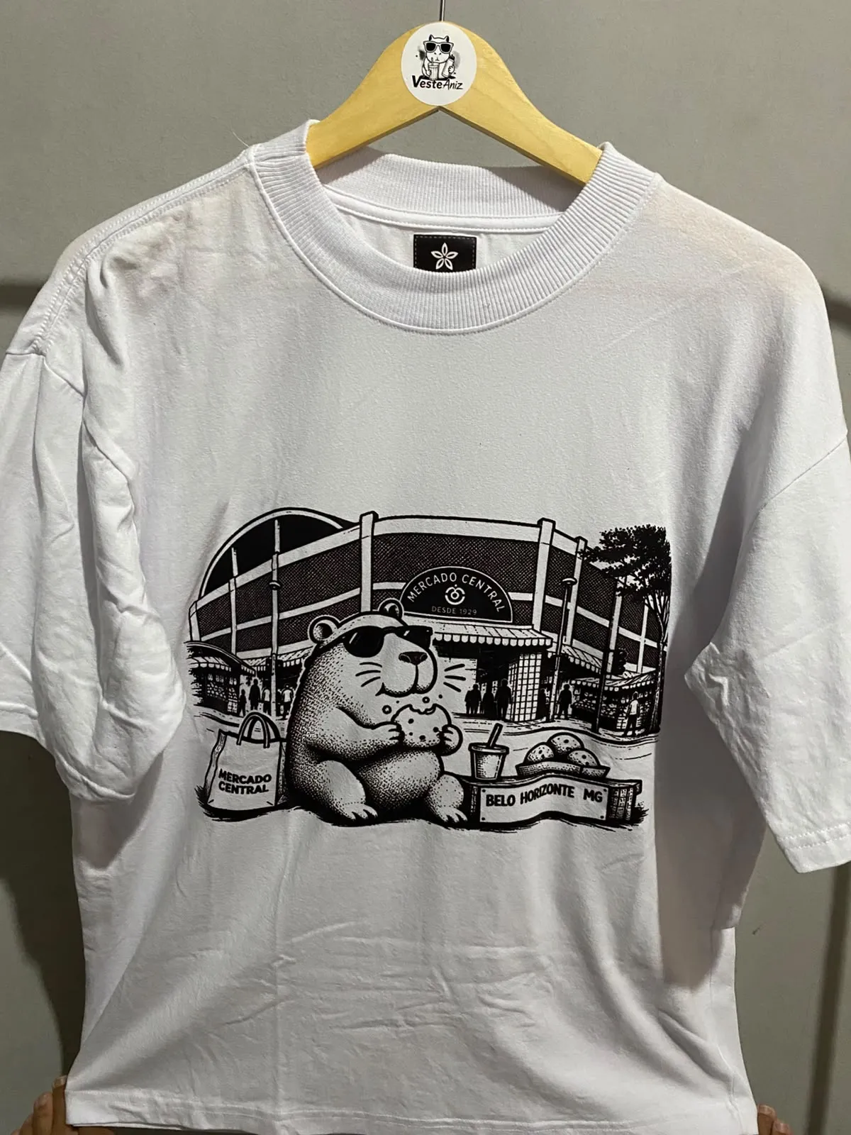 Camiseta Capivara BH – Mercado Central | 100% Algodão 4