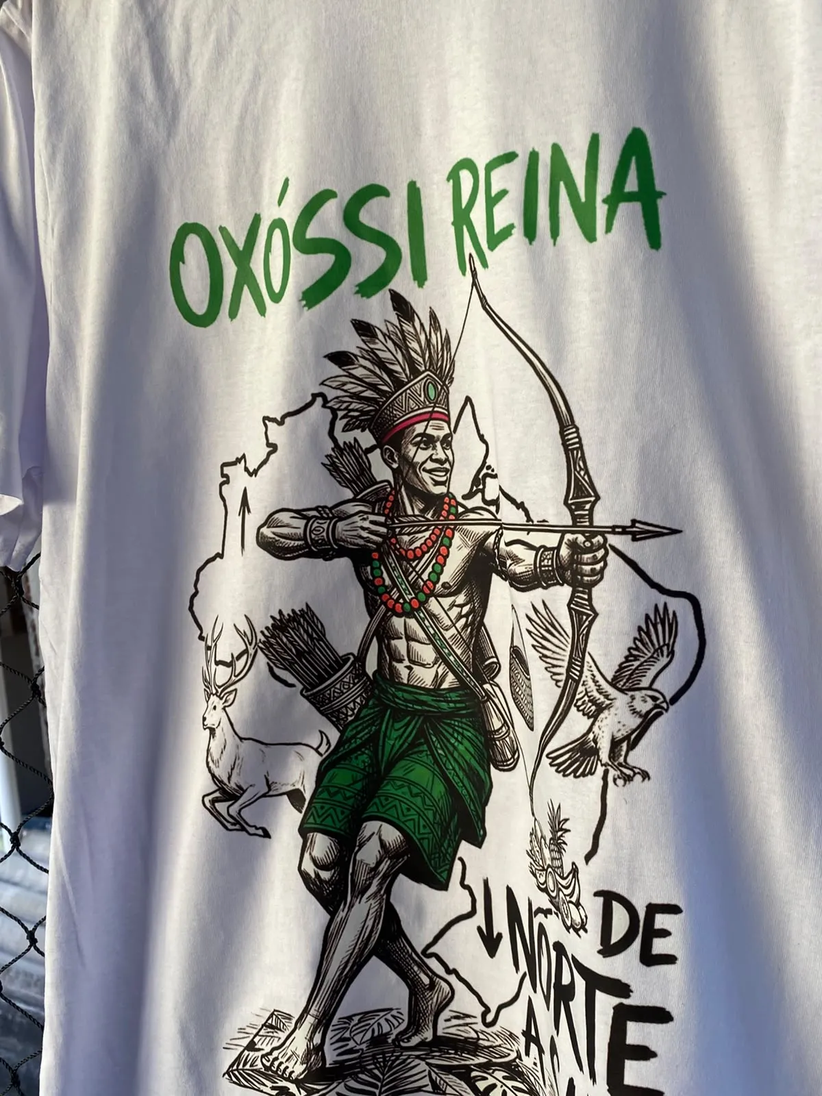 Camiseta Oxóssi Umbanda – De Norte a Sul | 100% Algodão 7